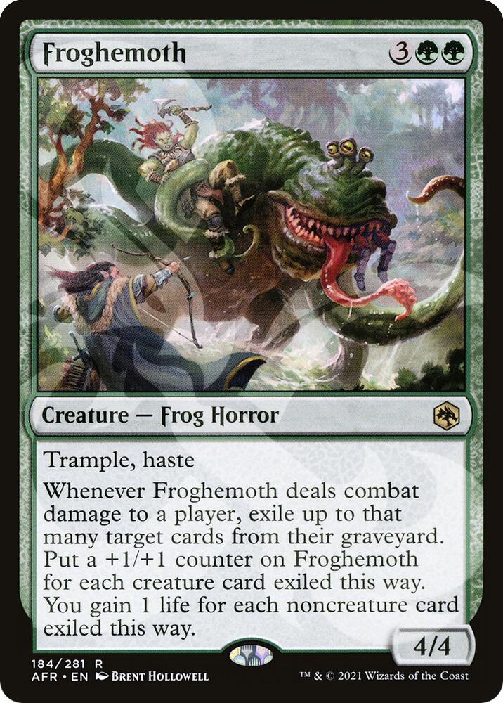 Froghemoth 184 card from AFR Ampersand Promos