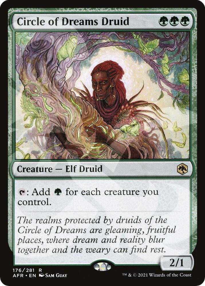 Circle of Dreams Druid 176 card from AFR Ampersand Promos
