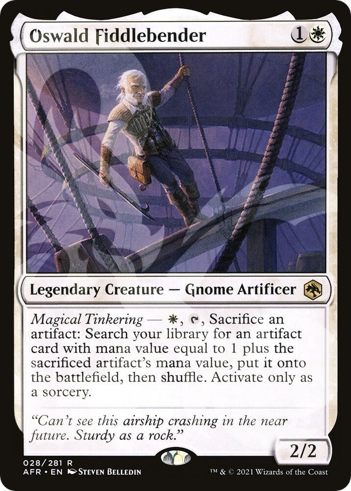 Oswald Fiddlebender 28 card from AFR Ampersand Promos