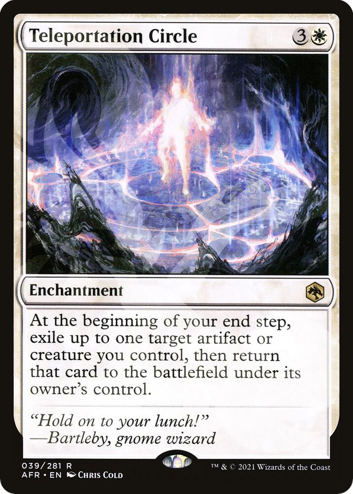 Teleportation Circle 39 card from AFR Ampersand Promos