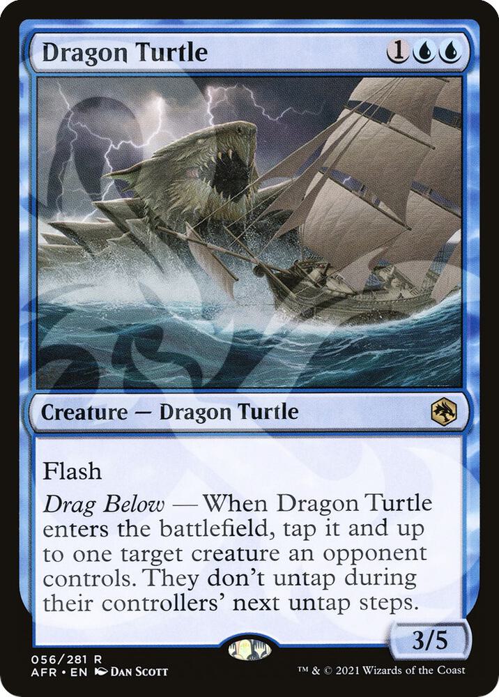 Dragon Turtle 56 card from AFR Ampersand Promos