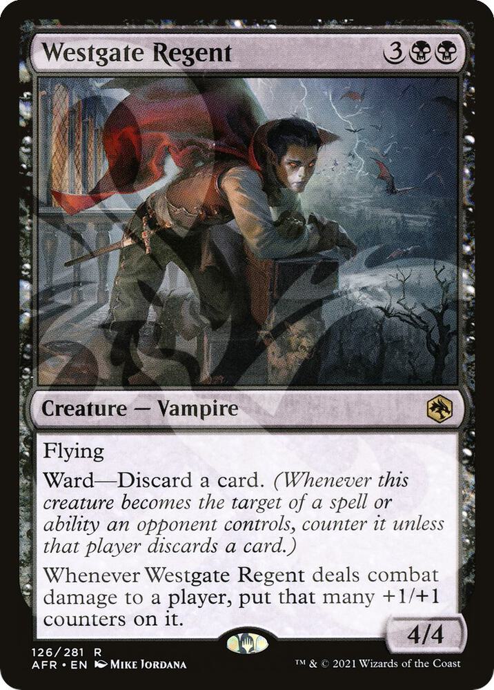 Westgate Regent 126 card from AFR Ampersand Promos