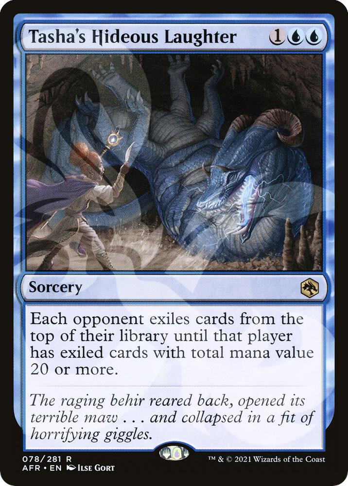 Tasha's Hideous Laughter 78 card from AFR Ampersand Promos