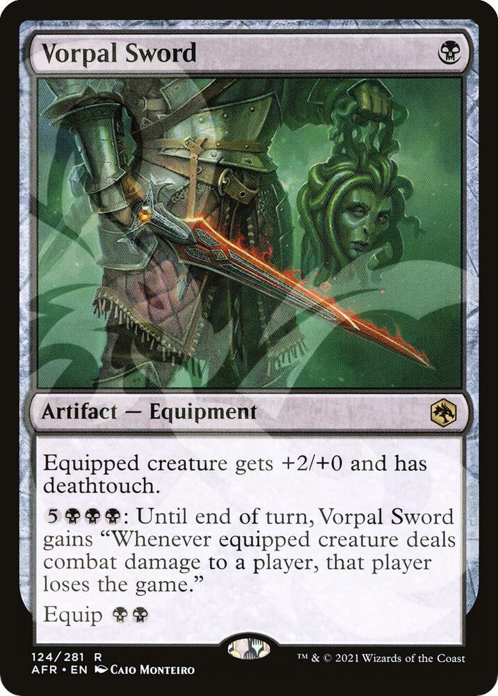 Vorpal Sword 124 card from AFR Ampersand Promos