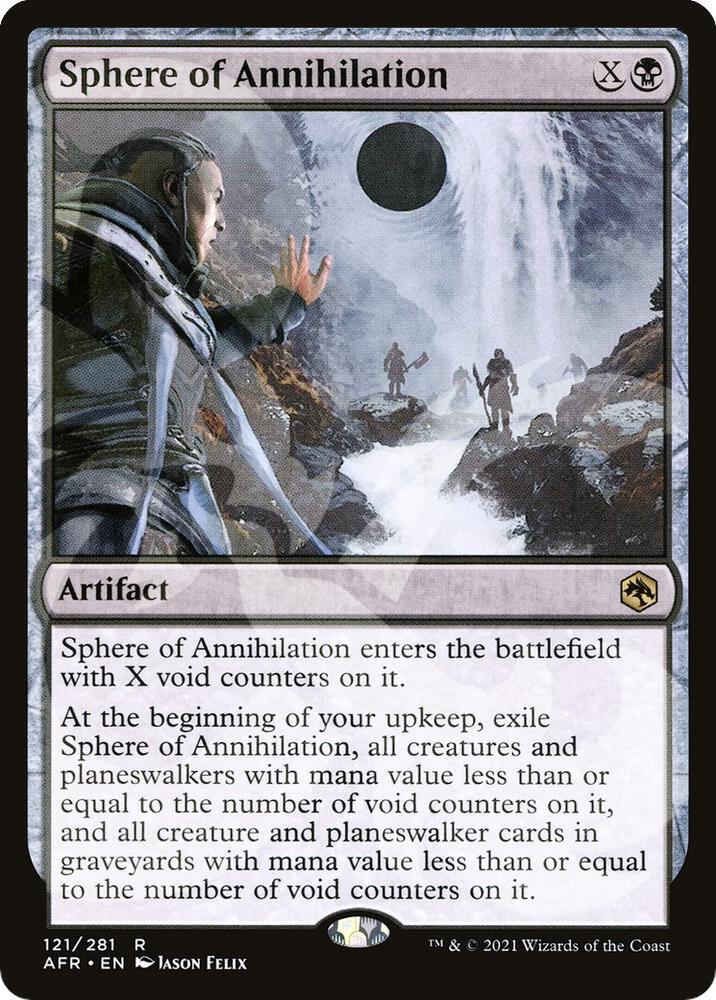 Sphere of Annihilation 121 card from AFR Ampersand Promos