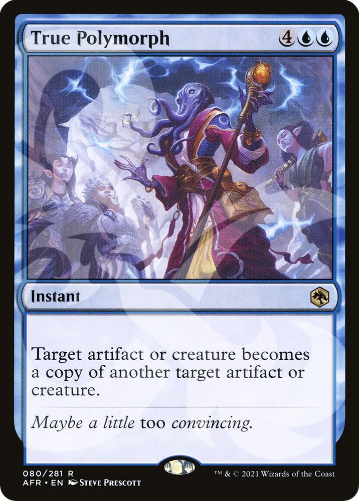 True Polymorph 80 card from AFR Ampersand Promos
