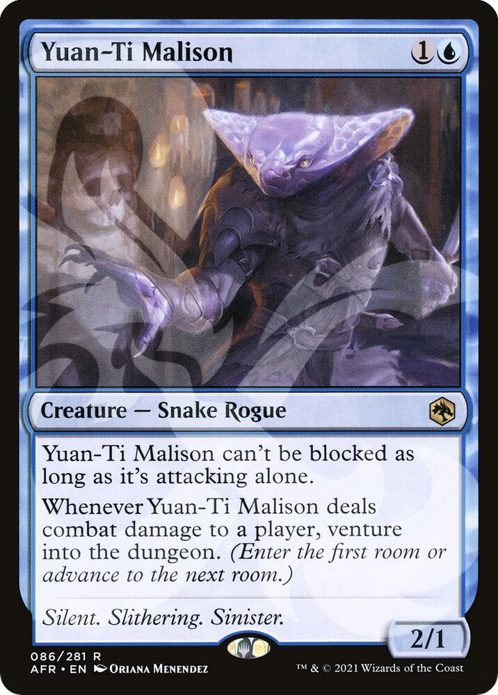Yuan-Ti Malison 86 card from AFR Ampersand Promos