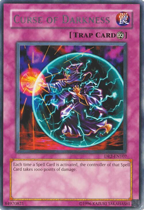Curse of Darkness DR2-EN107 card from Dark Revelation Volume 2