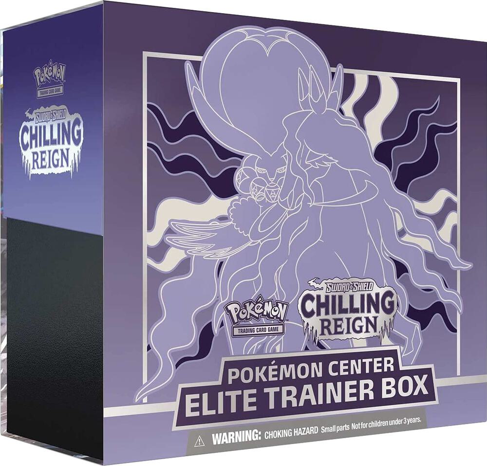 Chilling Reign Pokemon Center Elite Trainer Box [Shadow Rider Calyrex] (Exclusive) card from SWSH06: Chilling Reign
