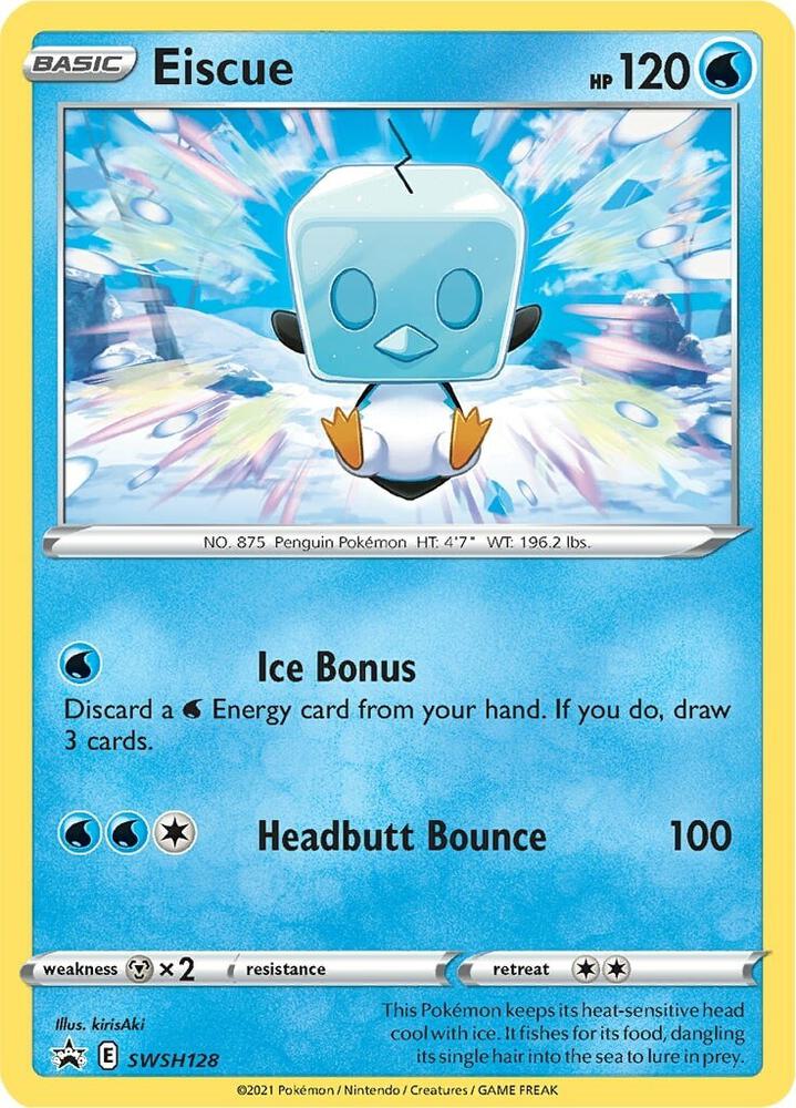 Eiscue SWSH128 card from SWSH: Sword & Shield Promo Cards