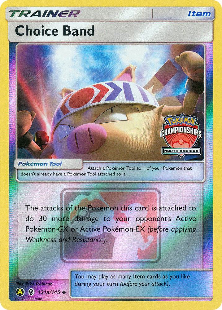 Choice Band (North America Championships) 121a/145 card from League & Championship Cards