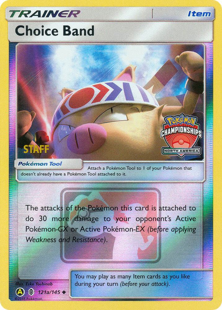 Choice Band (North America Championships) [Staff] 121a/145 card from League & Championship Cards