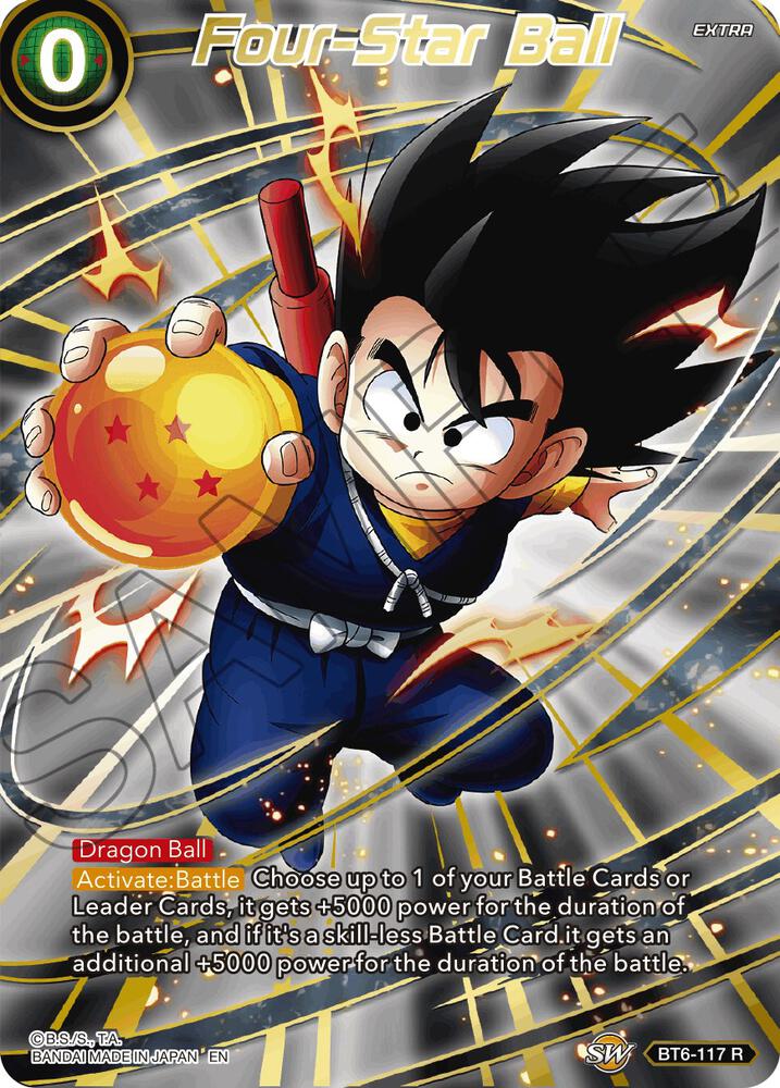 Four-Star Ball (Alternate Art) BT6-117 card from Special Anniversary Set 2021