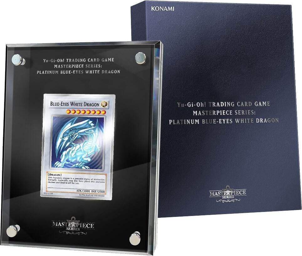 Masterpiece Series: Platinum Blue-Eyes White Dragon card from Miscellaneous Promotional Cards