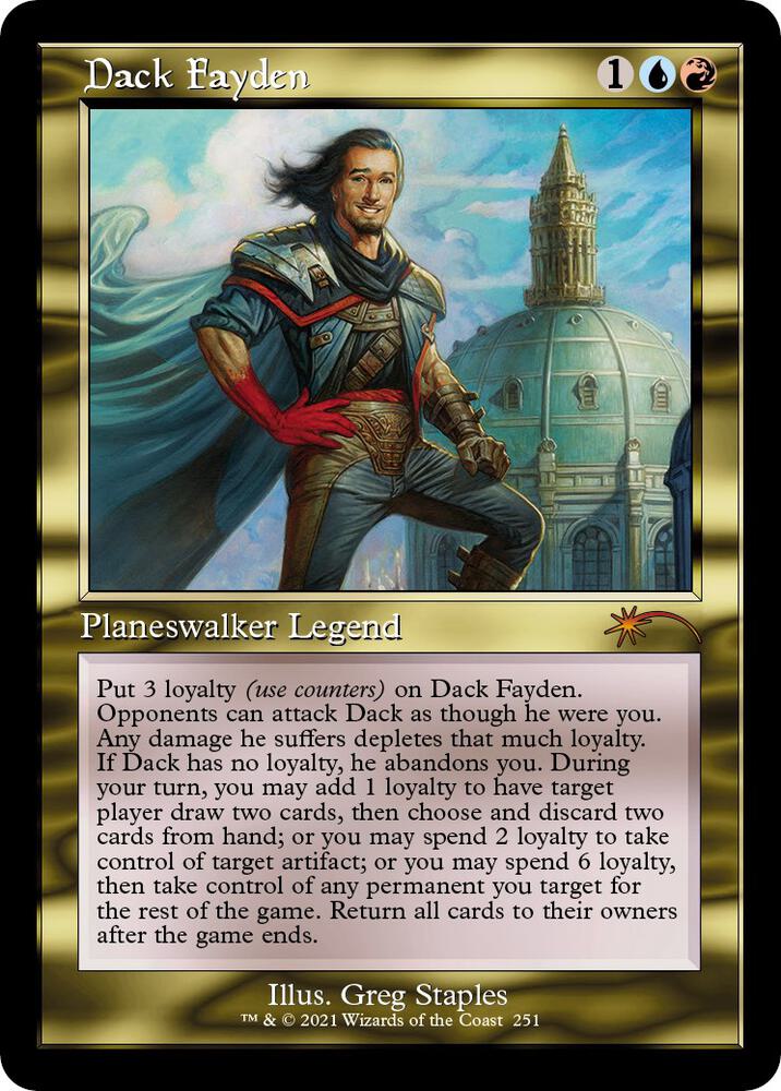 Dack Fayden 251 card from Secret Lair Drop Series