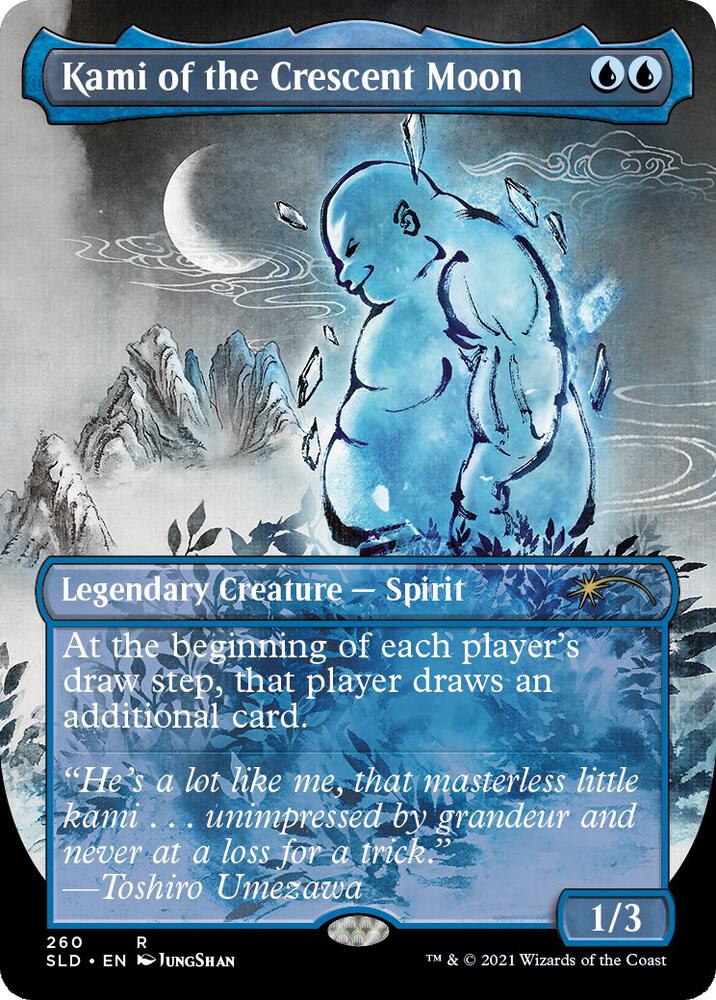 Kami of the Crescent Moon 260 card from Secret Lair Drop Series