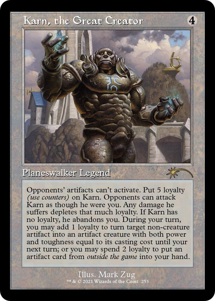 Karn, the Great Creator 253 card from Secret Lair Drop Series