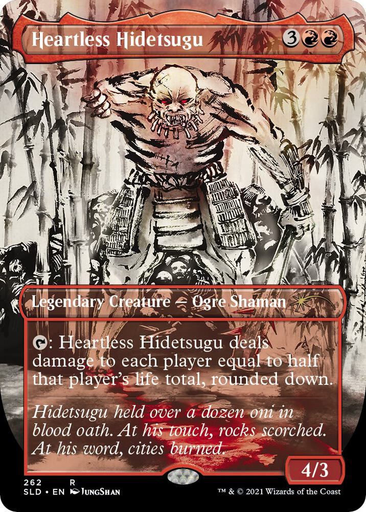 Heartless Hidetsugu 262 card from Secret Lair Drop Series