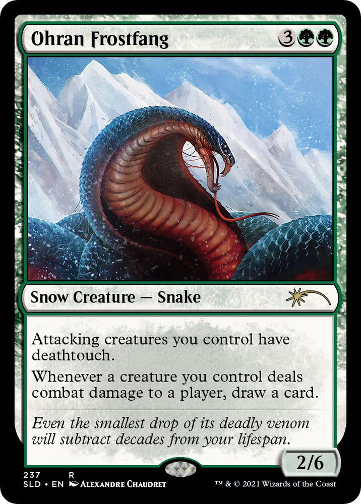 Ohran Frostfang 237 card from Secret Lair Drop Series