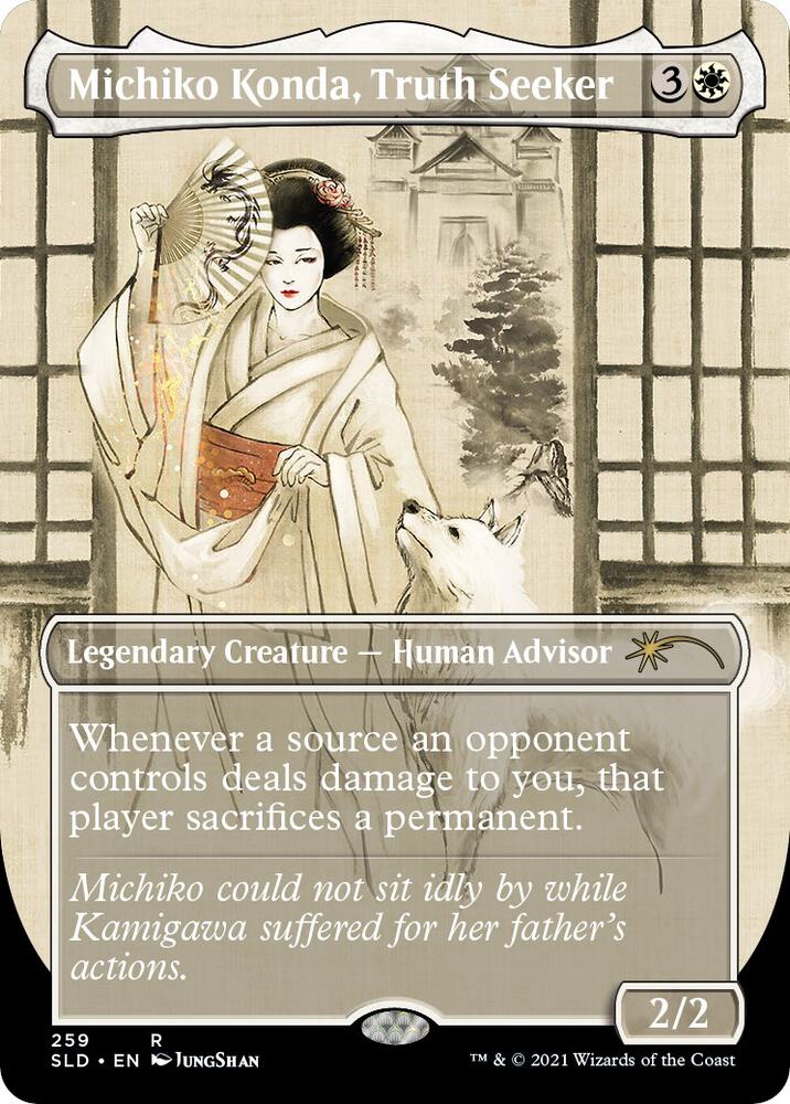 Michiko Konda, Truth Seeker 259 card from Secret Lair Drop Series