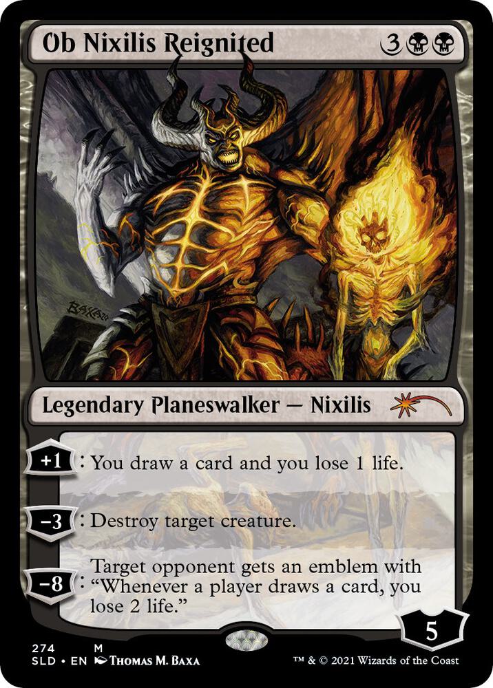 Ob Nixilis Reignited 274 card from Secret Lair Drop Series