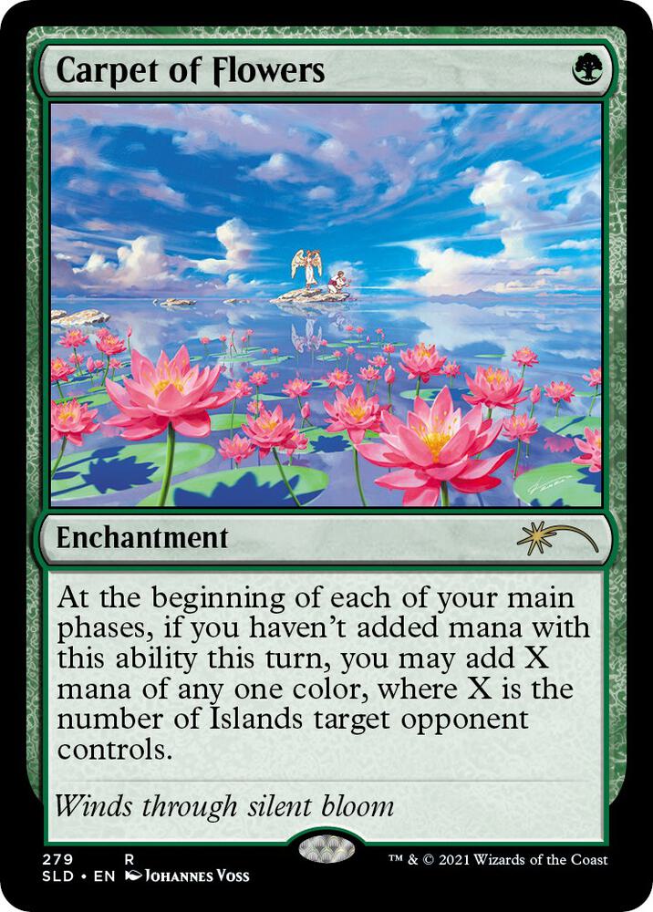 Carpet of Flowers 279 card from Secret Lair Drop Series