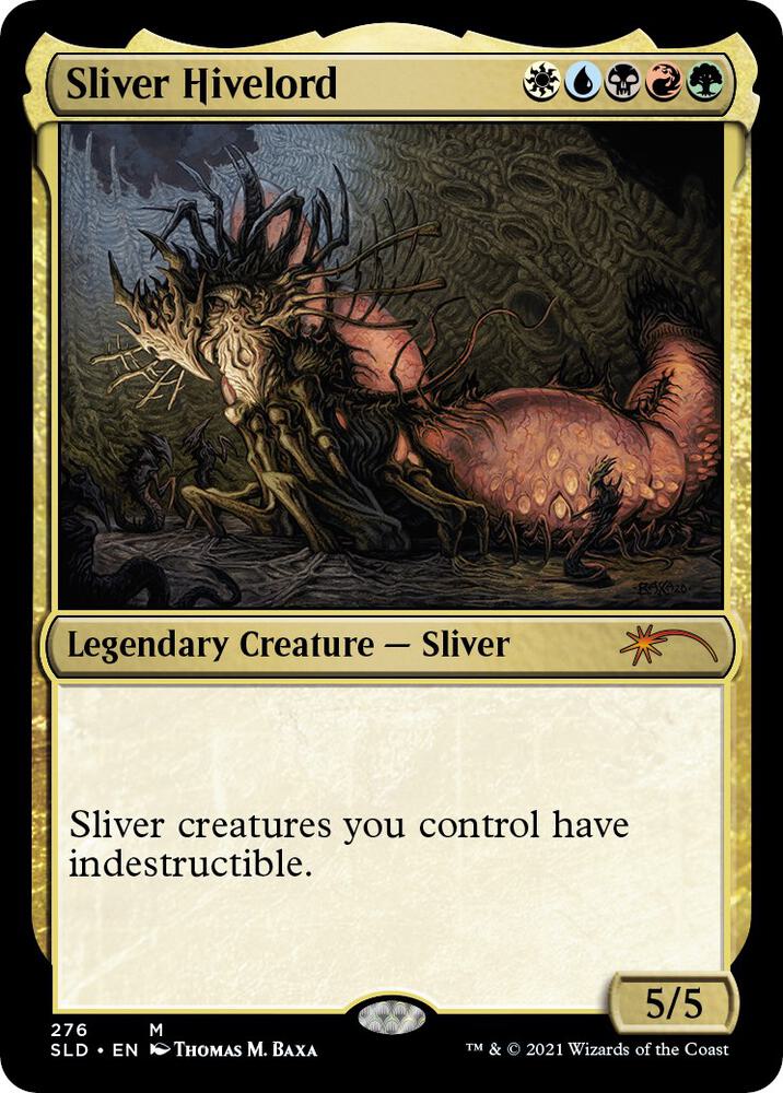 Sliver Hivelord 276 card from Secret Lair Drop Series