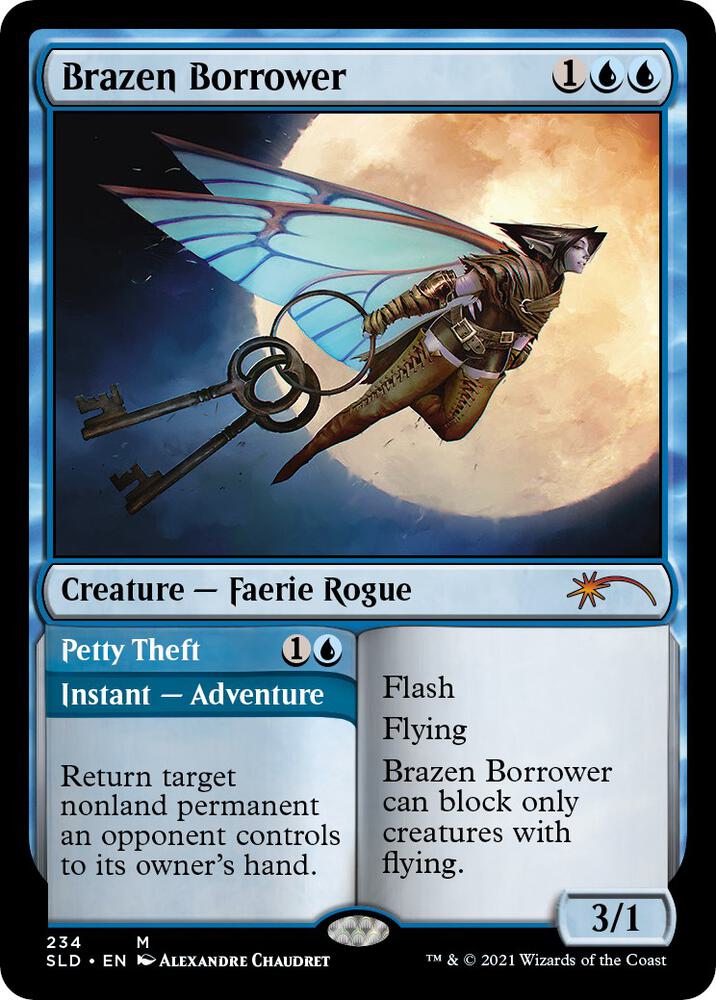 Brazen Borrower 234 card from Secret Lair Drop Series