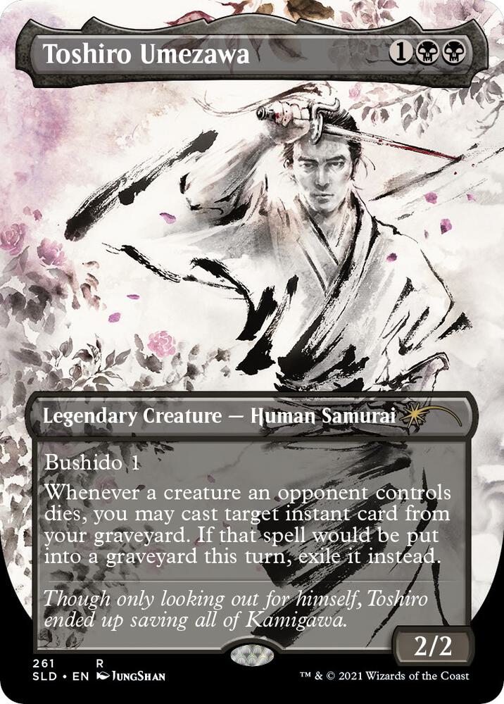 Toshiro Umezawa 261 card from Secret Lair Drop Series