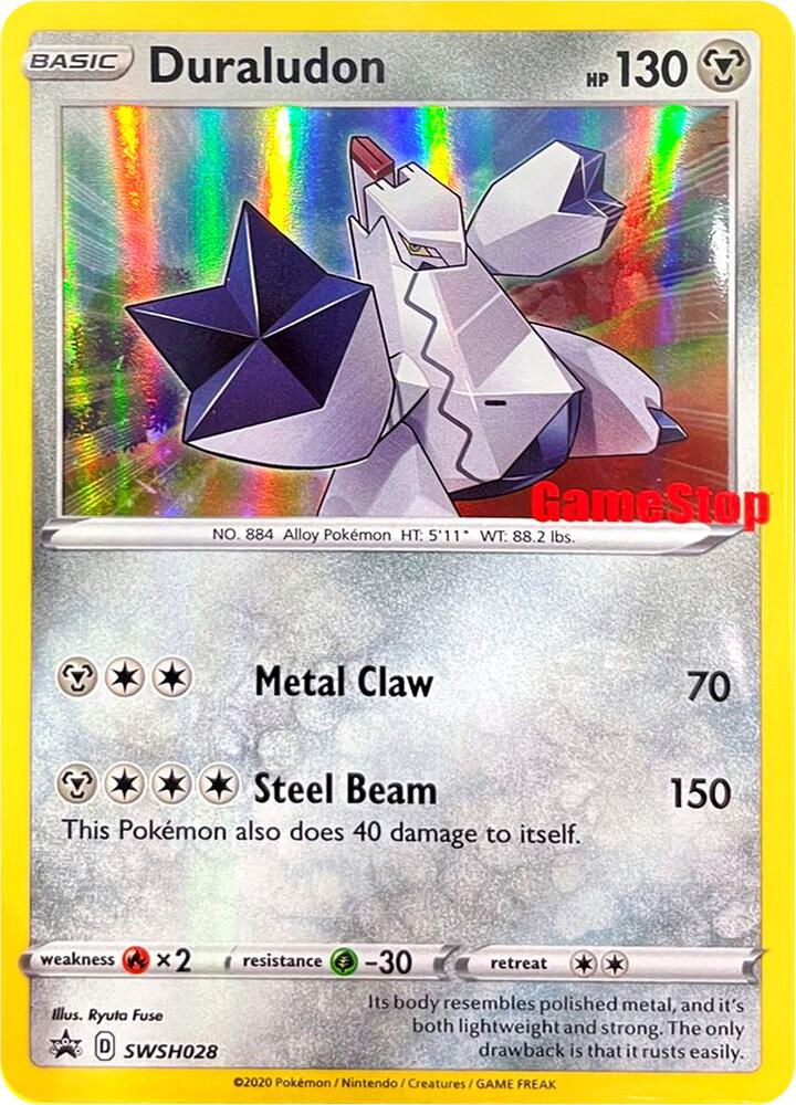 Duraludon (Gamestop Exclusive) SWSH028 card from Miscellaneous Cards & Products