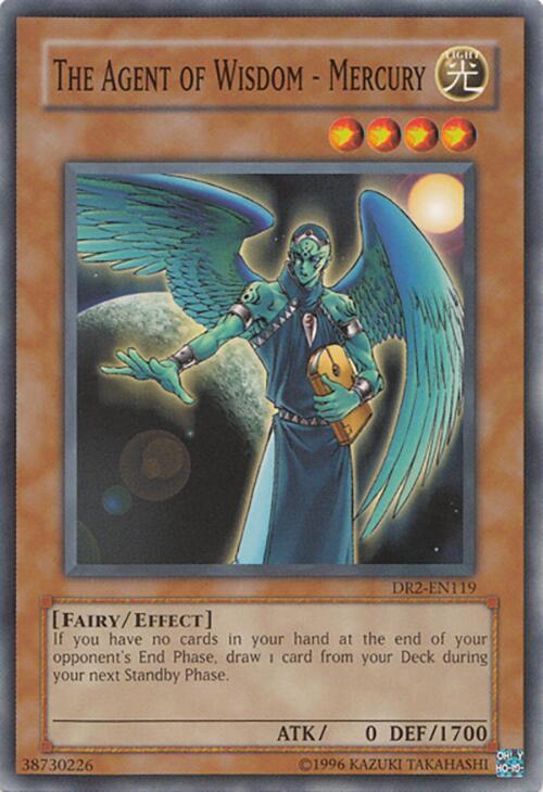 The Agent of Wisdom - Mercury DR2-EN119 card from Dark Revelation Volume 2