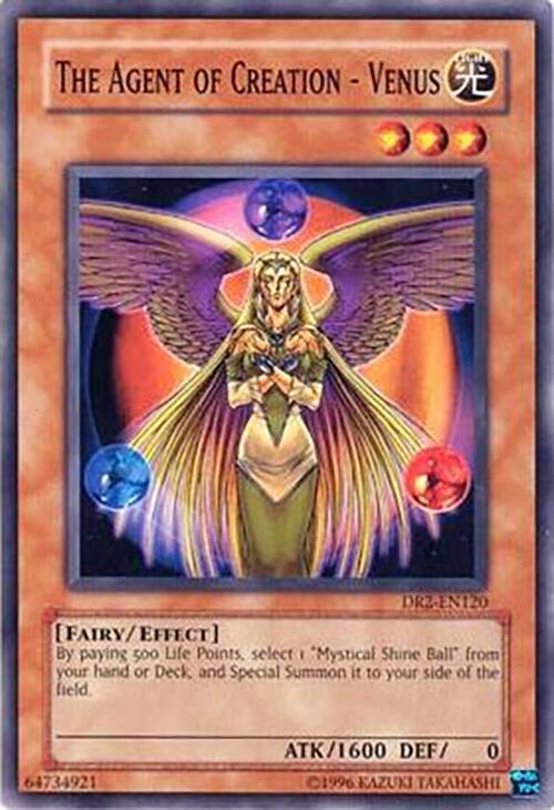 The Agent of Creation - Venus DR2-EN120 card from Dark Revelation Volume 2