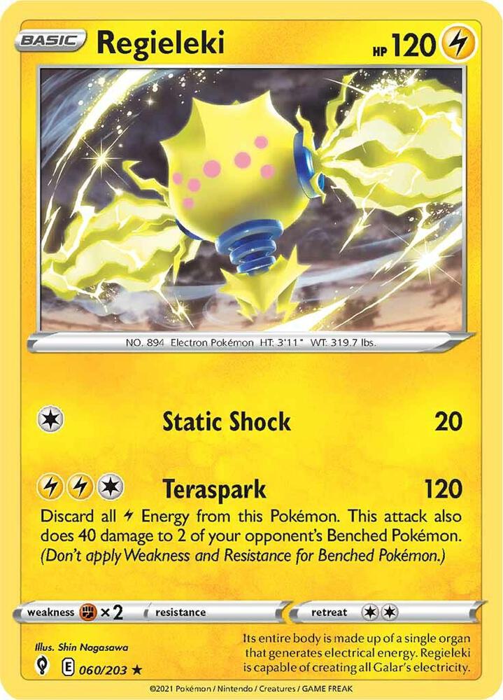 Regieleki 060/203 card from Deck Exclusives