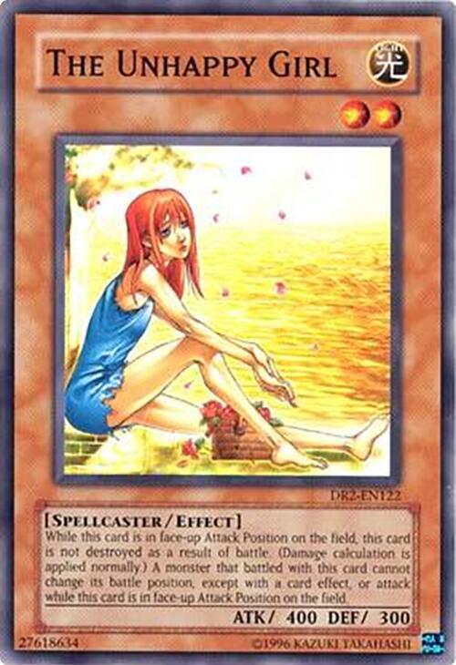 The Unhappy Girl DR2-EN122 card from Dark Revelation Volume 2