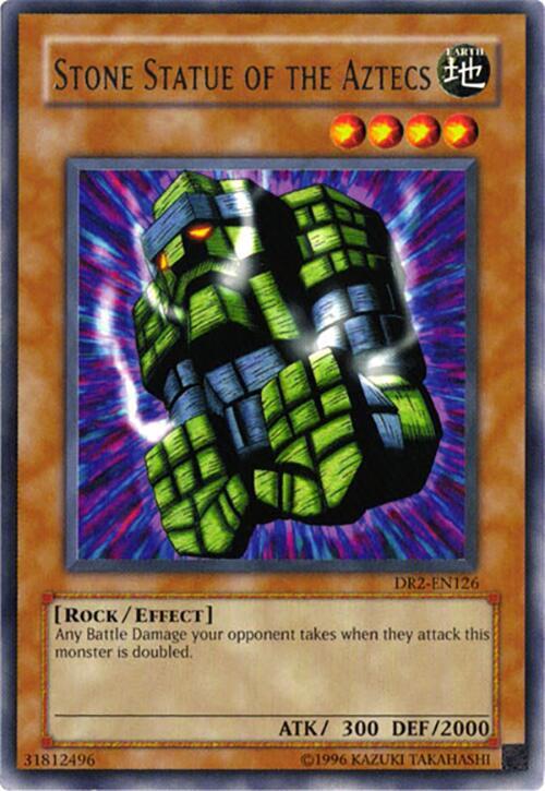 Stone Statue of the Aztecs DR2-EN126 card from Dark Revelation Volume 2