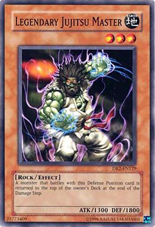 Legendary Jujitsu Master DR2-EN129 card from Dark Revelation Volume 2