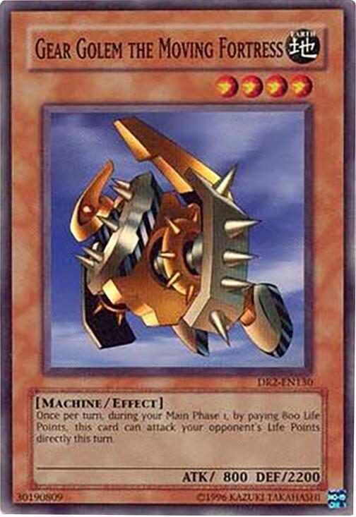 Gear Golem the Moving Fortress DR2-EN130 card from Dark Revelation Volume 2