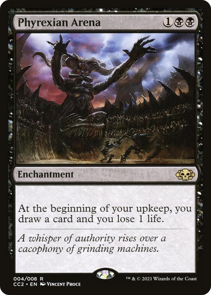 Phyrexian Arena 4 card from Commander Collection: Black
