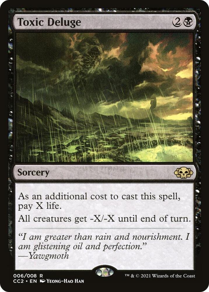 Toxic Deluge 6 card from Commander Collection: Black