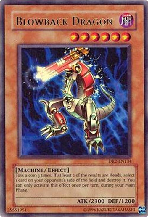 Blowback Dragon DR2-EN134 card from Dark Revelation Volume 2