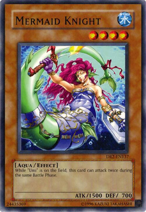 Mermaid Knight DR2-EN137 card from Dark Revelation Volume 2