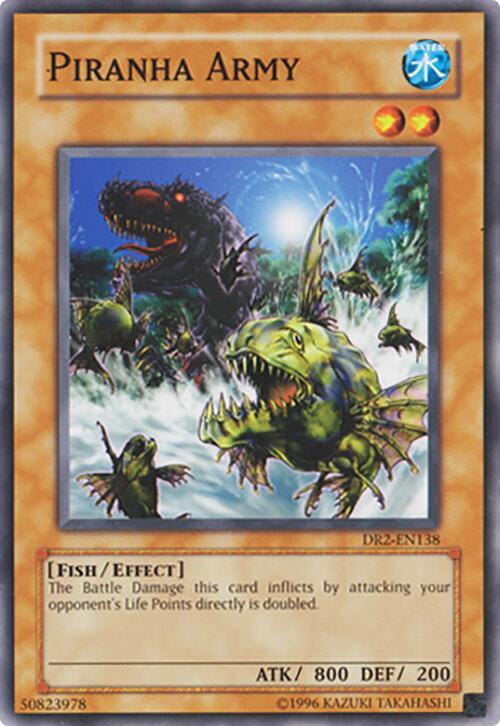 Piranha Army DR2-EN138 card from Dark Revelation Volume 2