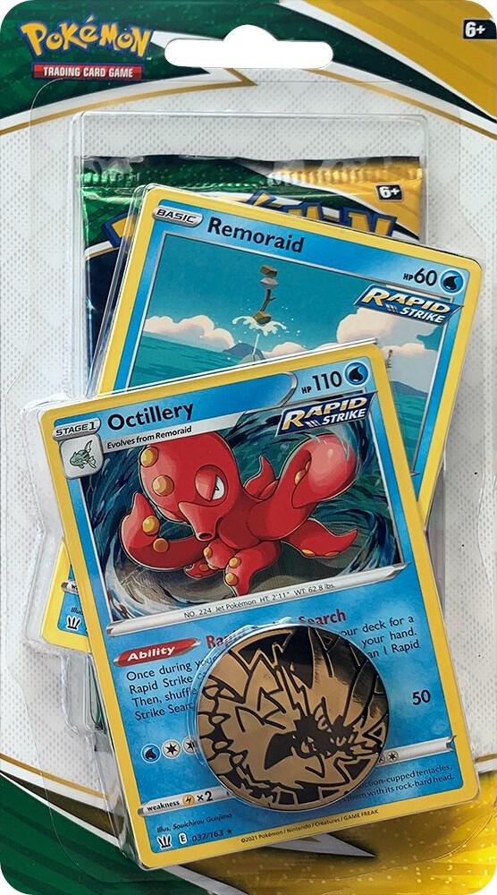 Evolving Skies Single Pack Blister [Octillery] card from SWSH07: Evolving Skies