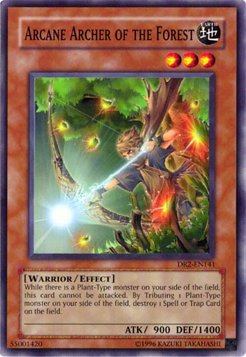 Arcane Archer of the Forest DR2-EN141 card from Dark Revelation Volume 2