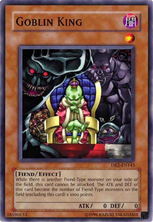 Goblin King DR2-EN143 card from Dark Revelation Volume 2
