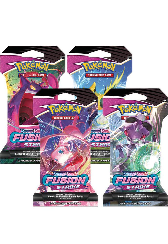 Fusion Strike Sleeved Booster Pack Art Bundle [Set of 4] card from SWSH08: Fusion Strike