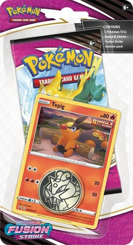 Fusion Strike Single Pack Blister [Tepig] card from SWSH08: Fusion Strike