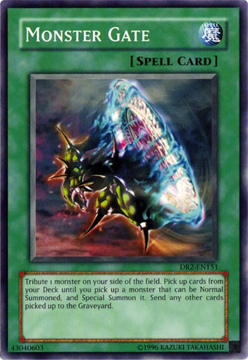 Monster Gate DR2-EN151 card from Dark Revelation Volume 2