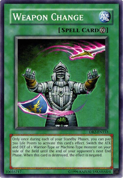 Weapon Change DR2-EN153 card from Dark Revelation Volume 2