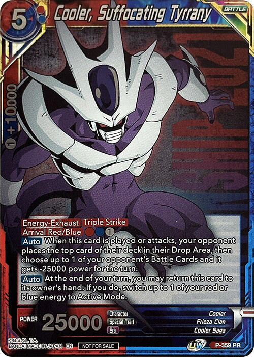 Cooler, Suffocating Tyrrany (Championship Pack 2021 Vol.3) P-359 card from Promotion Cards